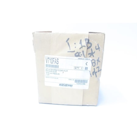 Asco SAFETY SHUT OFF 15PSI 1IN OTHER PNEUMATIC VALVE V710FAS